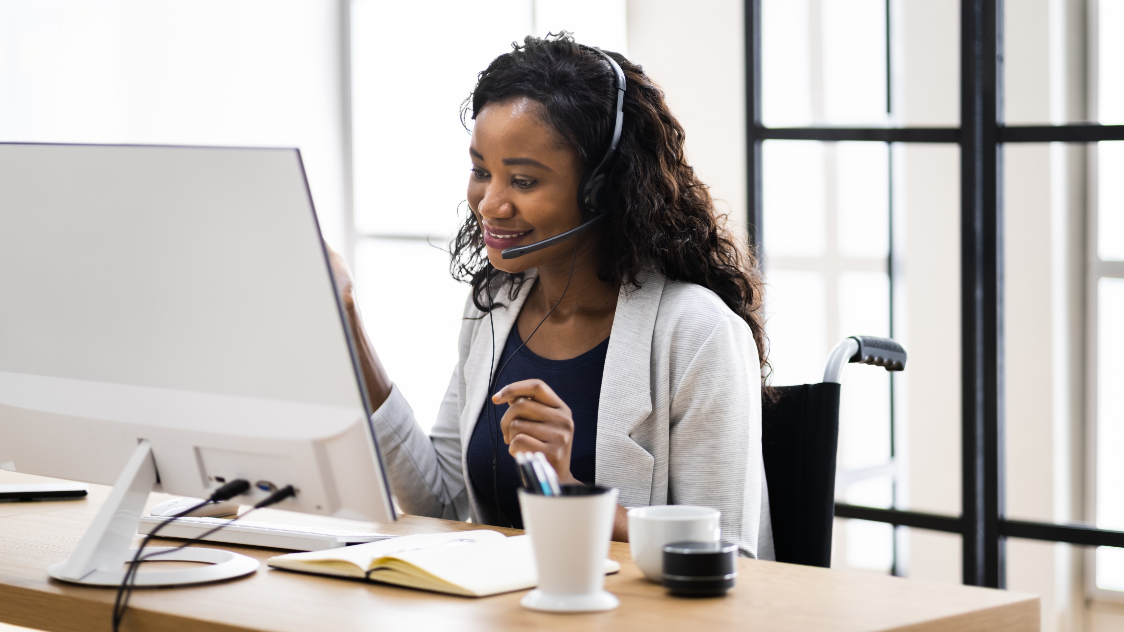 Professional client support virtual assistant
